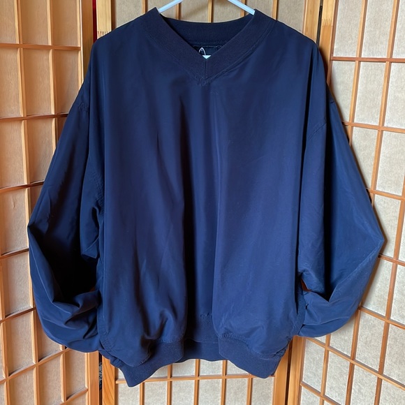 Head Jacket Golf Mens Navy Windbreaker Pull on Jacket - Picture 4 of 10